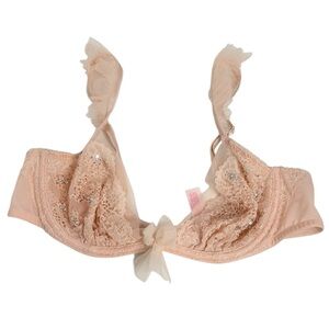 Victoria's Secret dream angels fashion show Lace Bra crystals ruffles size 36B